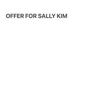 Reserved for Sally Kim